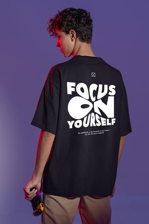 Focus on Yourself oversized t shirt